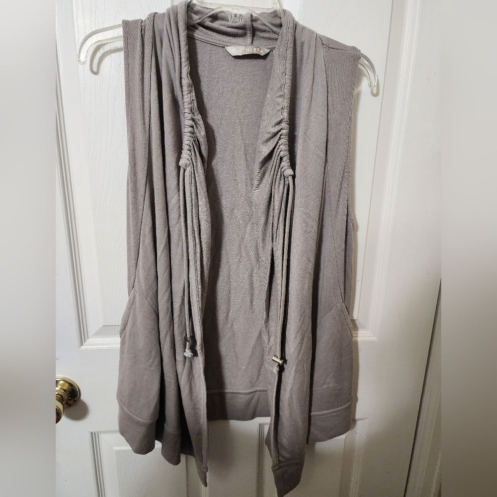 Athleta Taupe Sleeveless Vest Size XS